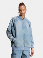 Adidas Kurtka dżinsowa w kolorze błękitnym rozmiar: XXL. Niebieskie kurtki adidas, xxl, bez wzorów, bez kaptura. Za 244.95 zł.