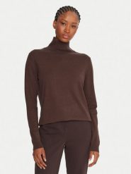 Weekend Max Mara Golf Kiku 2525366012 Brązowy Regular Fit. Brązowe swetry Weekend Max Mara, l, bez wzorów, z jedwabiu, bez ramiączek. Za 979.99 zł.