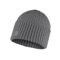Czapka zimowa Knitted Rutger. Szare czapki zimowe Buff, bez wzorów, z dzianiny. Za 75.99 zł.