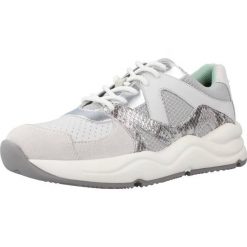 Buty GEOX D TOPAZIO Szary. Szare buty trekkingowe Geox, ze skóry, bez zapięcia. Za 279.99 zł.