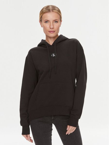 Calvin Klein Jeans Bluza J20J222539 Czarny Oversize. Czarne bluzy Calvin Klein Jeans, s, bez wzorów, z bawełny, bez ramiączek, bez kaptura. Za 259.99 zł.