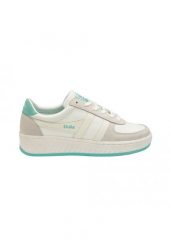Buty do chodzenia damskie Gola Grandslam 88. Białe buty treningowe Gola, bez wzorów, z jeansu, bez zapięcia, trekkingowe. Za 487.25 zł.