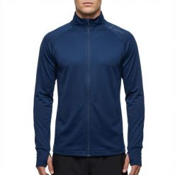 Damska Kurtka Biegowa ACT-JACKET ROOEL z Poliestru Niebieska. Niebieskie kurtki do biegania LEGEA, m, bez wzorów, z bawełny, bez kaptura, do biegania. Za 96.00 zł.