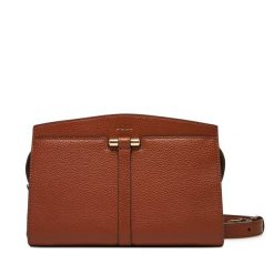 Torebka BOSS. Brązowe listonoszki Boss, bez wzorów, bez dodatków. Za 959.99 zł.