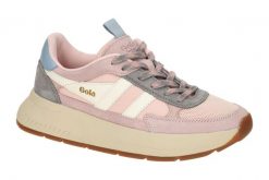 Damskie zamszowe buty sportowe Gola Phoenix. Czerwone buty treningowe Gola, bez wzorów, z nylonu, bez zapięcia. Za 453.50 zł.