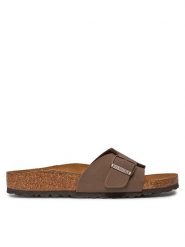 Birkenstock Klapki Catalina 1026510 Brązowy. Brązowe klapki Birkenstock, bez wzorów, ze skóry, bez obcasa, bez zapięcia. Za 379.00 zł.