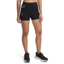 Szorty damskie Under Armour Run 96. Czarne szorty Under Armour, bez wzorów, sportowe. Za 312.50 zł.