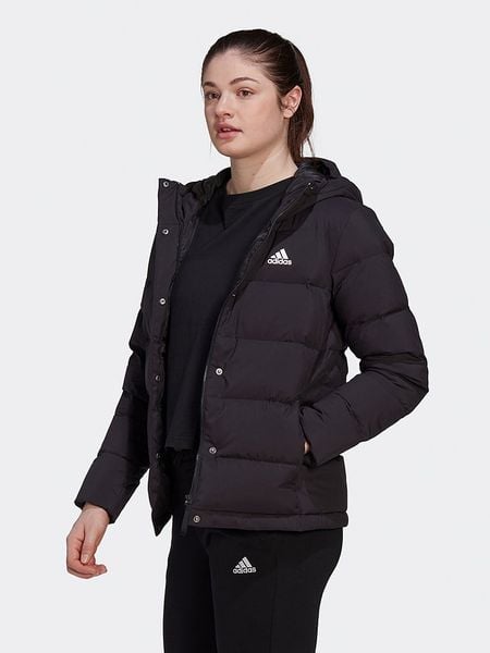 Adidas Kurtka puchowa "Helionic Ho" w kolorze czarnym rozmiar: XXL. Czarne kurtki adidas, s, bez wzorów, z materiału, bez kaptura. Za 363.71 zł.