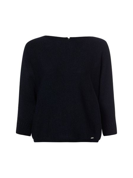 More & More Sweter z dzianiny Kobiety niebieski, 46. Niebieskie swetry More & More, bez wzorów, z dzianiny, bez ramiączek. Za 179.95 zł.