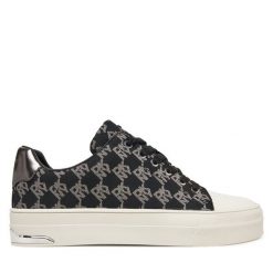 Trampki DKNY. Czarne trampki DKNY, bez wzorów, bez zapięcia. Za 349.99 zł.