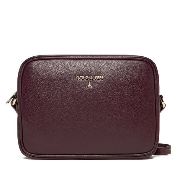 Torebka Patrizia Pepe. Czerwone listonoszki Patrizia Pepe, bez wzorów, bez dodatków. Za 509.99 zł.