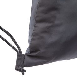 Worek na buty składany 10 l. Czarne buty treningowe Decathlon, bez wzorów, z materiału, bez zapięcia, na fitness i siłownię. Za 12.99 zł.