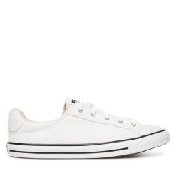 Trampki Converse. Białe trampki Converse, bez wzorów, retro, bez zapięcia. Za 259.99 zł.