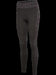 Hummel Legginsy hmlCLEA SEAMLESS MID WAIST TIGHTS – bezszwowe, oddychające. Szare legginsy Hummel, bez wzorów, z elastanu. Za 198.00 zł.