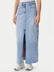 Tommy Jeans Spódnica jeansowa Claire DW0DW20581 Niebieski Regular Fit. Niebieskie spódnice Tommy Jeans, bez wzorów, z bawełny. Za 279.99 zł.