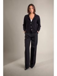 Perfect Cashmere Kaszmirowy kardigan "Nessa" w kolorze czarnym rozmiar: XXL. Czarne swetry Perfect Cashmere, xxl, bez wzorów, z kaszmiru, bez ramiączek. Za 353.04 zł.