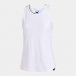 Damski Tank Top Joma Oasis - Oddychający i Lekki - Rozmiar 2XL. Białe topy Joma, xl, bez wzorów, z bawełny, na fitness i siłownię. Za 113.99 zł.