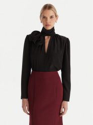 ACCESS FASHION Bluzka 54-2063-171 Czarny Regular Fit. Czarne bluzki ACCESS FASHION, bez wzorów, z syntetyku, bez kołnierzyka, bez ramiączek. Za 469.99 zł.