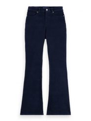 Scotch & Soda Dżinsy - Flared fit - w kolorze granatowym rozmiar: W26/L32. Niebieskie jeansy Scotch & Soda, l, z aplikacjami, klasyczne, z podwyższonym stanem. Za 162.87 zł.