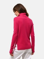 Just Cashmere Kaszmirowy sweter "Lexie" w kolorze różowym rozmiar: L. Różowe swetry Just Cashmere, l, bez wzorów, z kaszmiru, bez ramiączek. Za 283.08 zł.