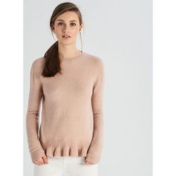 Sweter z falbanką - Różowy. Swetry marki Sinsay. Za 39.99 zł.