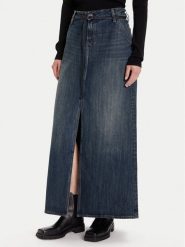 G-Star Raw Spódnica jeansowa D25979-D577 Granatowy Baggy Fit. Niebieskie spódnice G-Star Raw, bez wzorów, z bawełny, retro. Za 459.99 zł.