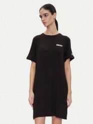 DKNY Koszula nocna YI30051 Czarny Relaxed Fit. Czarne koszule nocne DKNY, m, bez wzorów, z wiskozy, bez ramiączek. Za 209.99 zł.