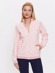 Guess Bluza Aggie V3YQ00 KB212 Różowy Regular Fit. Czerwone bluzy Guess, xs, z aplikacjami, z syntetyku, bez ramiączek, bez kaptura. Za 239.99 zł.