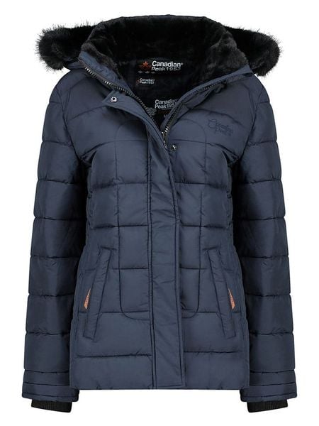 Canadian Peak Kurtka pikowana w kolorze granatowym rozmiar: M. Niebieskie kurtki Canadian Peak, m, bez wzorów, bez kaptura. Za 356.61 zł.
