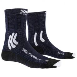 Skarpety damskie trekkingowe X-Socks Trek X Merino 4.0. Białe skarpetki XBIONIC, bez wzorów, z wełny, trekkingowe. W wyprzedaży za 140.00 zł.