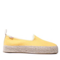Espadryle Napapijri. Żółte espadryle Napapijri, bez wzorów, bez obcasa. Za 249.99 zł.