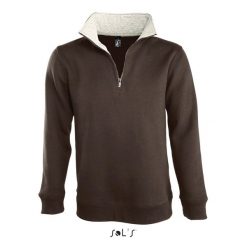 Bluza Sol's Scott. Brązowe bluzy SOL'S, l, bez wzorów, z bawełny, bez ramiączek, bez kaptura. Za 204.80 zł.