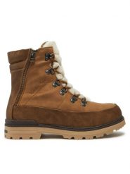 Kimberfeel Śniegowce Lizzie Brązowy. Brązowe śniegowce Kimberfeel, bez wzorów, ze skóry, bez zapięcia. Za 649.99 zł.