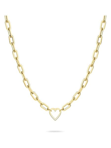 Liebeskind Naszyjnik z elementem ozdobnym - dł. 45 cm rozmiar: onesize. Naszyjniki Liebeskind, z materiału, ze stali. Za 183.59 zł.