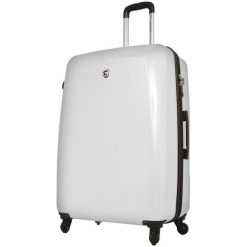 Mia Toro Walizka Podróżna m1015/3-L, Biała. Walizki marki Mia Toro. Za 455.00 zł.