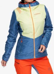 Kurtka ocieplana damska La Sportiva Mythic Primaloft Jkt. Niebieskie kurtki narciarskie La Sportiva, xs, bez wzorów, z materiału, bez kaptura, narciarskie, primaloft. Za 923.99 zł.