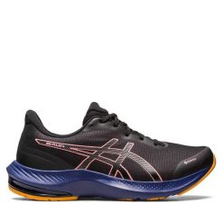 Buty do biegania Asics. Czarne buty do biegania ASICS, bez wzorów, bez zapięcia, do biegania. Za 469.99 zł.