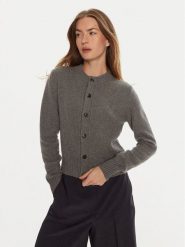 AMI Paris Kardigan FKC157005 Szary Regular Fit. Szare swetry AMI PARIS, s, bez wzorów, z kaszmiru, bez ramiączek. Za 1,319.00 zł.