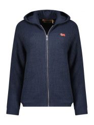 Canadian Peak Kardigan w kolorze granatowym rozmiar: M. Niebieskie swetry Canadian Peak, m, bez wzorów, ze splotem, bez ramiączek. Za 161.34 zł.