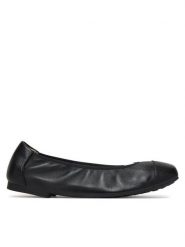 Caprice Baleriny 9-22117-46 Czarny. Czarne baleriny Caprice, bez wzorów, ze skóry, bez obcasa, bez zapięcia. Za 231.99 zł.