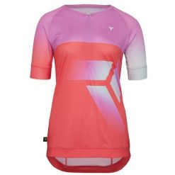 Koszulka rowerowa (z krótkim rękawem) damska SILVINI Women Jersey STABINA. Czerwone t-shirty sportowe Silvini, bez wzorów, z jersey, bez ramiączek. Za 249.99 zł.