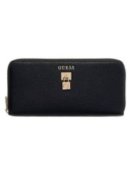 Guess Portfel w kolorze czarnym - 20,5 x 10 x 2,5 cm rozmiar: onesize. Czarne portfele Guess, z aplikacjami, z materiału. Za 195.99 zł.