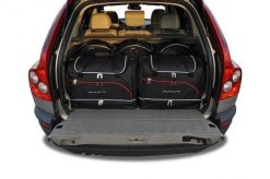 Torby Do Bagażnika Volvo Xc90 2002-2014 5Szt Kjust. Czarne torby podróżne KJUST, bez wzorów, z kauczuku. Za 1,660.00 zł.