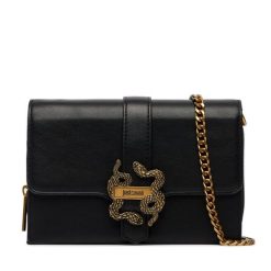 Portfel Just Cavalli. Czarne portfele Just Cavalli, bez wzorów. Za 689.99 zł.