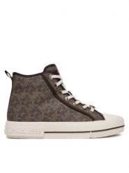 MICHAEL Michael Kors Trampki Evy High Top 43F4EYFE5B Brązowy. Brązowe trampki MICHAEL Michael Kors, bez wzorów, ze skóry, bez zapięcia. Za 569.99 zł.