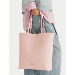 Torebka Nine West. Czerwone shopper bag Nine West, bez wzorów, bez dodatków. Za 199.99 zł.