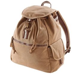 Plecak Vintage Canvas 18 Litrów. Brązowe plecaki QUADRA, bez wzorów, bez dodatków. Za 141.99 zł.