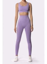 Spaio Legginsy sportowe "Adapt" w kolorze fioletowym rozmiar: L. Różowe legginsy Spaio, bez wzorów, z materiału, sportowe. Za 130.99 zł.