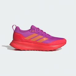 Buty Runfalcon 5 TR Running. Brązowe buty do biegania adidas, bez wzorów, bez zapięcia, do biegania. Za 259.00 zł.
