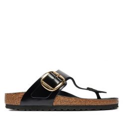 Japonki Birkenstock. Czarne japonki Birkenstock, bez wzorów. Za 579.99 zł.